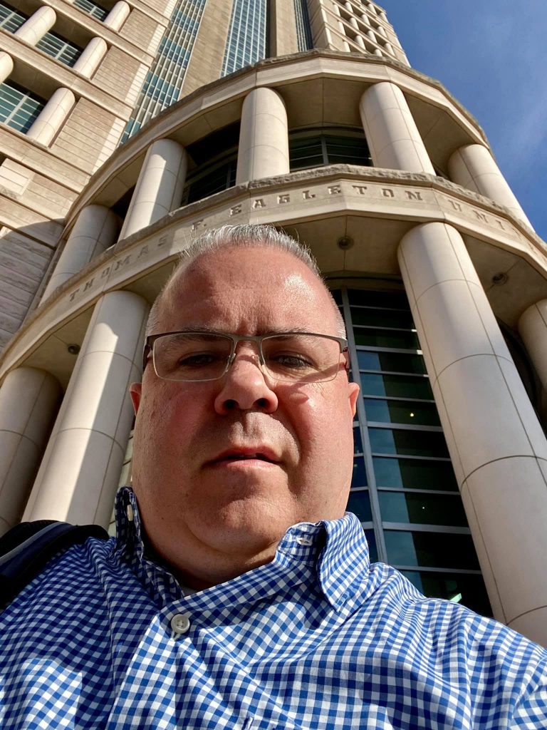 Chris Kuban at US Federal Courthouse